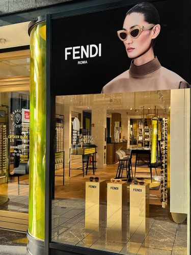 Schaufensterinszenierung FENDI