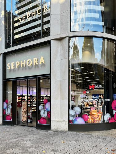 Schaufensterinszenierung Sephora